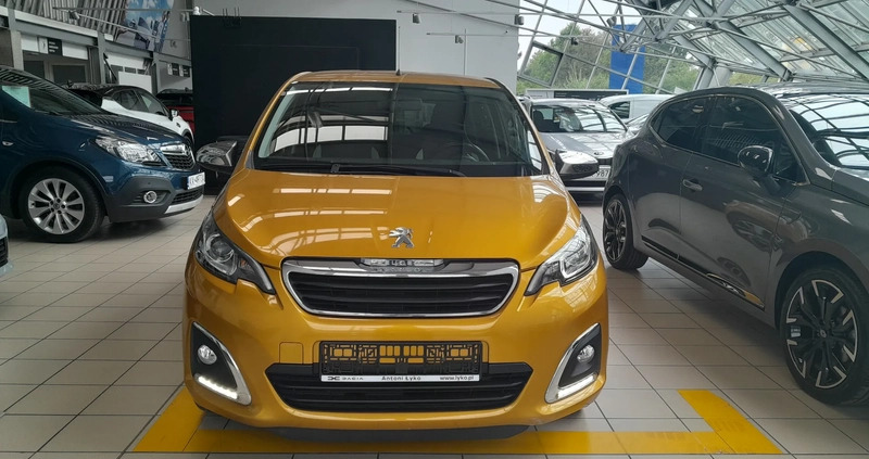 Peugeot 108 cena 39900 przebieg: 56762, rok produkcji 2017 z Wieluń małe 277